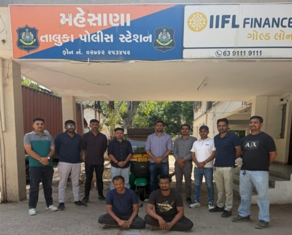 ઓટો રિક્ષામાં મુસાફરોને નિશાન બનાવતી ગેંગના ત્રણ શખ્સ મહેસાણા તાલુકા પોલીસની ઝપટે