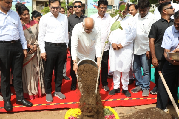 On World Environment Day, a grand tree plantation campaign begins in Ahmedabad metropolis under Mission Five Million Trees.