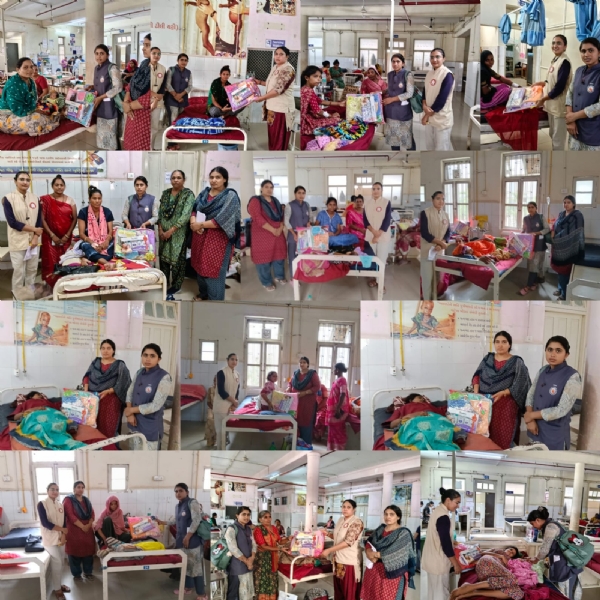 અમરેલી સિવિલ હોસ્પિટલમાં નવજાત દિકરીઓને ‘દિકરી વધામણા કિટ’નું વિતરણ
