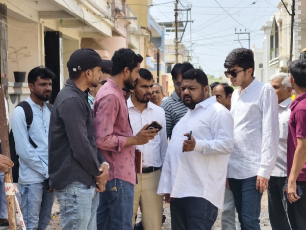 રાજીવનગર વિસ્તારના સ્થાનિક પ્રશ્નોના ઝડપી નિરાકરણ માટે અધિકારીઓને સૂચના