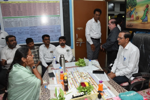 ટેક્નિકલ શિક્ષણ રાજ્યમંત્રી ત્રિકમભાઈ છાંગા અંજારની મુલાકાતે