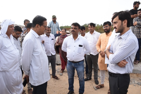 ટેક્નિકલ શિક્ષણ રાજ્યમંત્રી ત્રિકમભાઈ છાંગા અંજારની મુલાકાતે