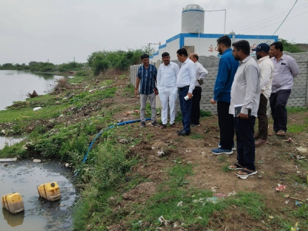 જિલ્લા વિકાસ અધિકારી દ્વારા મુલાકાત લેવામાં આવી