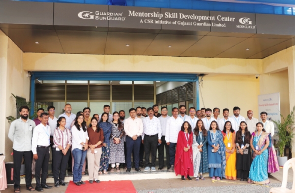 કોંઢ ગામે જીજીએલ દ્વારા નિર્માણ પામેલ મેન્ટરશિપ સ્કીલ ડેવલોપમેન્ટ સેન્ટરનું લોકાર્પણ