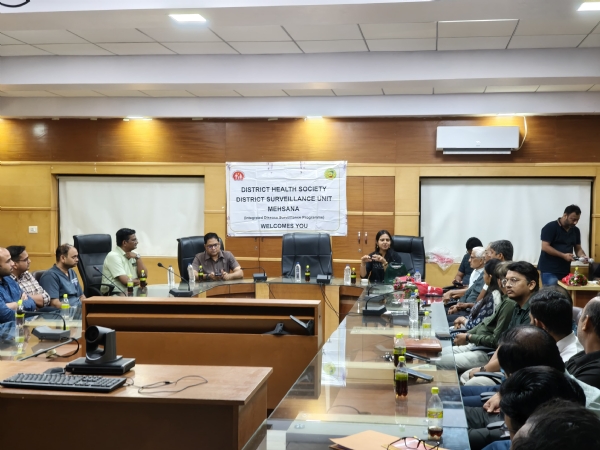 મહેસાણામાં ચાંદીપુરા રોગચાળાને લઈ ખાનગી બાળરોગ નિષ્ણાંતો માટે વિશેષ વર્કશોપ મહેસાણામાં ચાંદીપુરા રોગચાળાને લઈ ખાનગી બાળરોગ નિષ્ણાંતો માટે વિશેષ વર્કશોપ