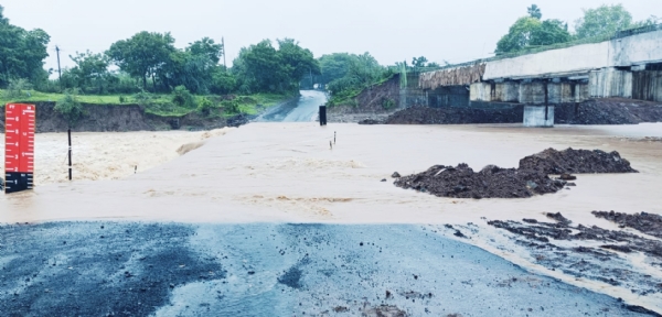 ભરૂચ જિલ્લામાં ભારે વરસાદના કારણે 10 જેટલા  માર્ગો બંધ થયા