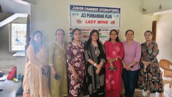 JCI પોરબંદર મહિલા વિંગ દ્વારા પ્રી-સ્કૂલોમાં “ગુડ ટચ – બેડ ટચ” જાગૃતિ અભિયાન યોજાયું.