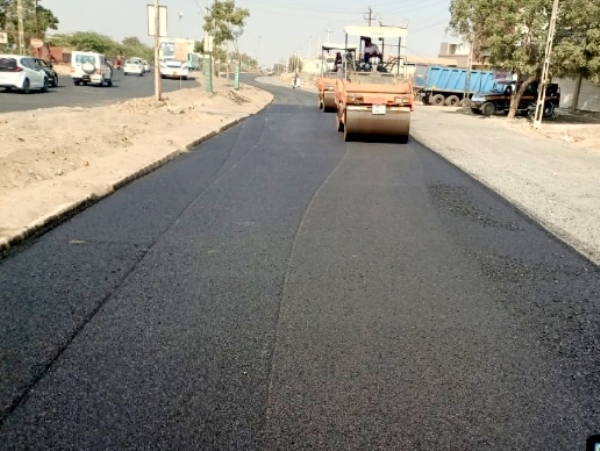 ભૂજમાં રિંગરોડના રિનોવેશનની કામગીરી