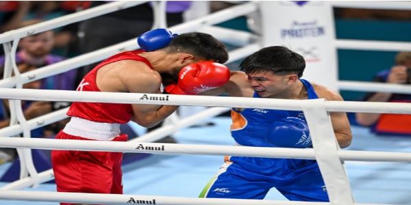 કોમનવેલ્થ ગેમ્સ 2026: પાકિસ્તાની બોક્સરને હરાવીને જદુમણી સિંહ ક્વાર્ટર ફાઇનલમાં પ્રવેશ્યા