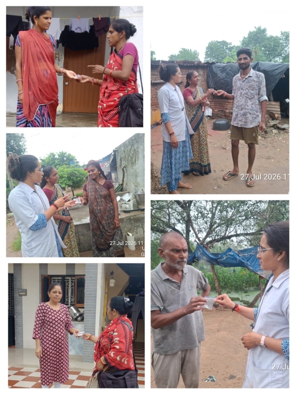 મહેસાણા જિલ્લાના ઉબખલ ગામમાં ક્લોરીન ટીકડીનું વિતરણ, પાણીજન્ય રોગોથી બચવા આરોગ્ય વિભાગની પહેલ