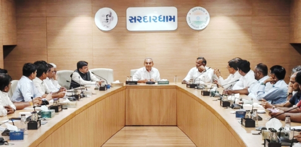 સરદારધામ જીપીબીઓ અને યુવા સંગઠનની મહત્વપૂર્ણ બેઠક યોજાઈ