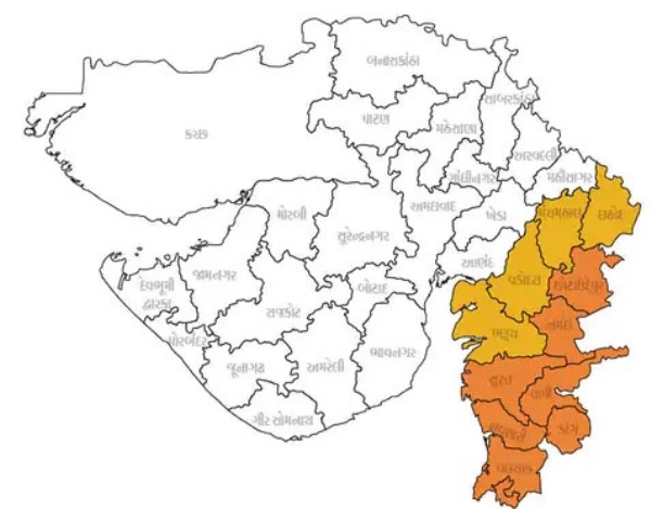Rain intensity will increase as 4 systems activate simultaneously in Gujarat Rain intensity will increase as 4 systems activate simultaneously in Gujarat