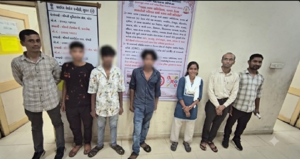 રાત્રી બજારમાંથી ત્રણ બાળમજૂરોનું કરાયું રેસ્ક્યૂ