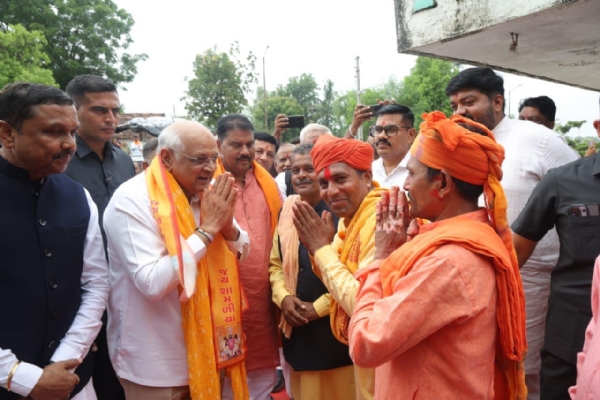 Chief Minister participated in the Guru Purnima celebrations at Lusadiya