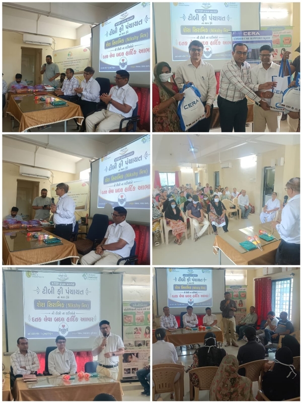 CSR હેઠળ સેરા સેનેટરી વેર લિ.ની સરાહનીય પહેલ, 120 ટીબી દર્દીઓને 6 માસ સુધી પોષણ કીટ અપાશ