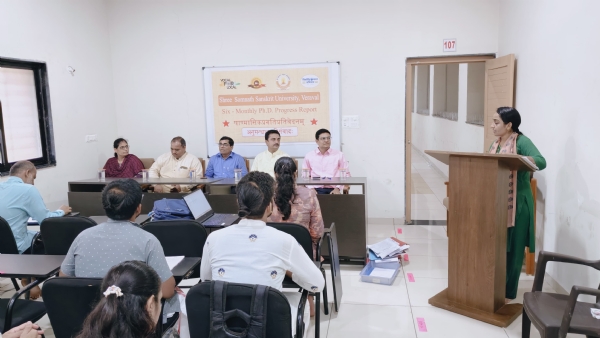 સોમનાથ સંસ્કૃત યુનિવર્સિટીએ તેમના Ph.D. સંશોધકો માટે