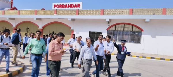 પોરબંદર સ્ટેશન યાર્ડ રિમોડેલિંગ કાર્યનું સફળ કમિશનિંગ, રેલ સંચાલન બનશે વધુ સુરક્ષિત,