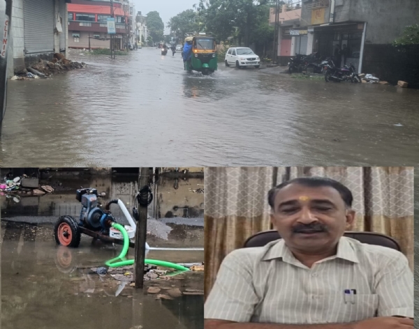 વેરાવળમાં વરસાદી સ્થિતિને સામાન્ય બનાવવા પાલિકા દ્વારા યુધ્ધના ધોરણે કામગીરી વેરાવળમાં વરસાદી સ્થિતિને સામાન્ય બનાવવા પાલિકા દ્વારા યુધ્ધના ધોરણે કામગીરી