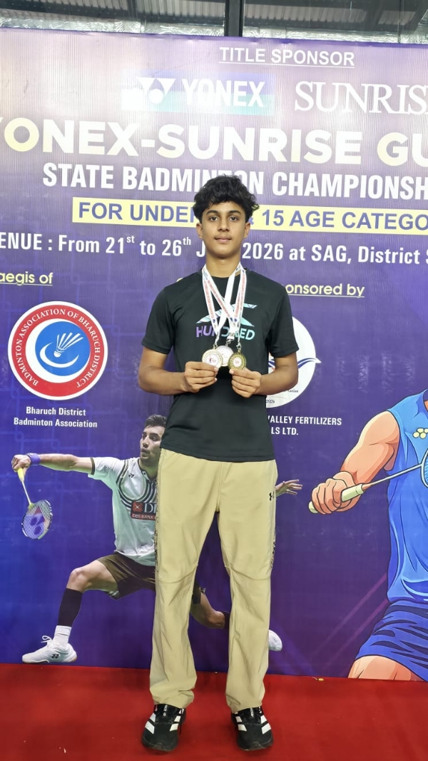 છઠીયારડાના મહમદ શહેરીકની સફળતાની ઉડાન: 4 વર્ષથી ગુજરાત નંબર-1, હવે ઓલિમ્પિક ગોલ્ડનું લક્ષ્ય છઠીયારડાના મહમદ શહેરીકની સફળતાની ઉડાન: 4 વર્ષથી ગુજરાત નંબર-1, હવે ઓલિમ્પિક ગોલ્ડનું લક્ષ્ય
