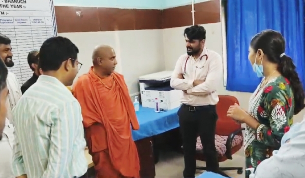 આમોદ સરકારી હોસ્પિટલમાં આયુષ્યમાન ભાવ આરોગ્ય શિબિર યોજાય હતી