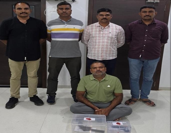 પકડાયેલ આરોપી