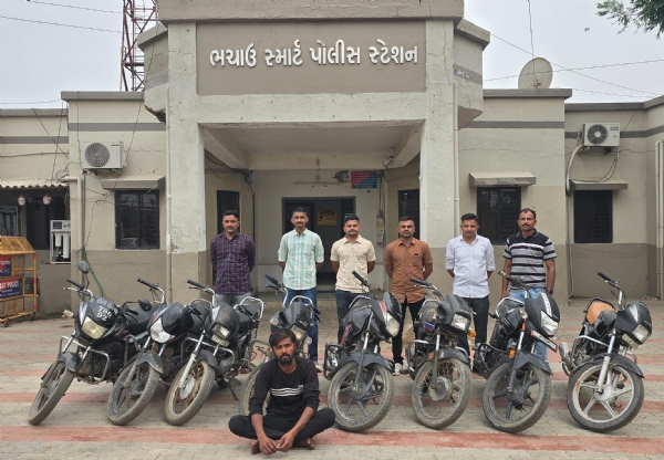 બાઈક ચોરી કેસનો મુદ્દામાલ બાઈક ચોરી કેસનો મુદ્દામાલ