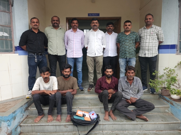 પકડાયેલ આરોપી