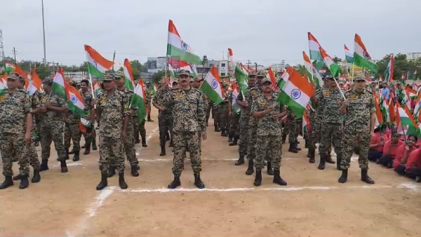 ભુજમાં તિરંગા યાત્રાનું આયોજન કરવામાં આવ્યું