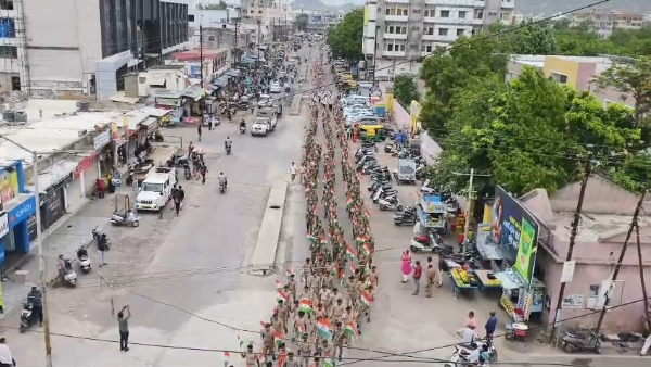 ભુજમાં તિરંગા યાત્રાનું આયોજન કરવામાં આવ્યું