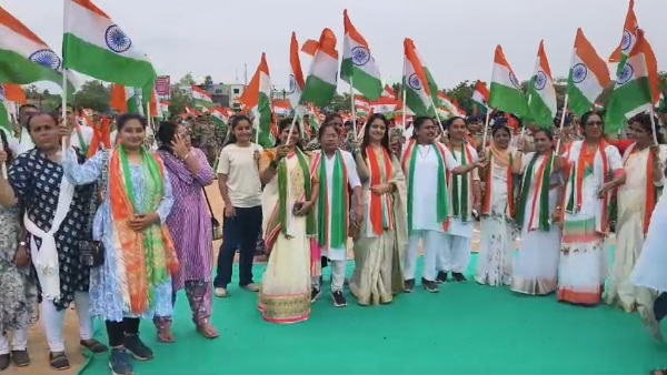ભુજમાં તિરંગા યાત્રાનું આયોજન કરવામાં આવ્યું