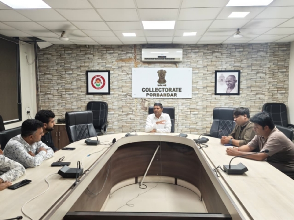 પોરબંદરમાં  80મા સ્વાતંત્ર્ય પર્વની ઉજવણી અંગે પત્રકાર પરિષદ યોજાઈ.