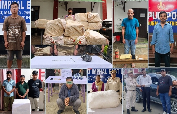 મણિપુરમાં ઉગ્રવાદી કેડર સહિત અનેકની ધરપકડ