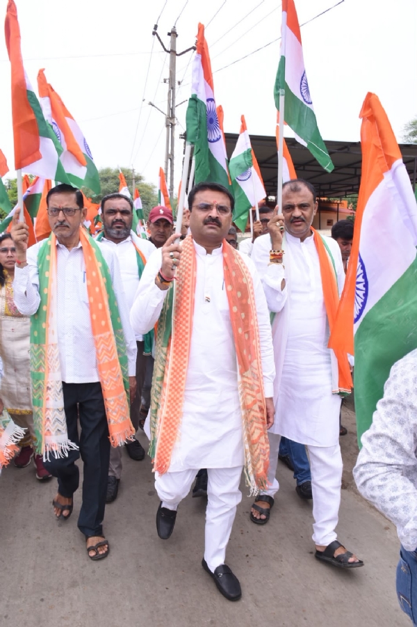 વરસામેડી ખાતે યોજાઈ તિરંગા યાત્રા