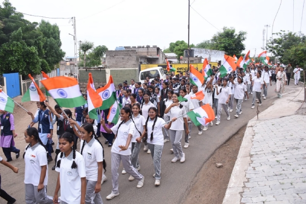 વરસામેડી ખાતે યોજાઈ તિરંગા યાત્રા