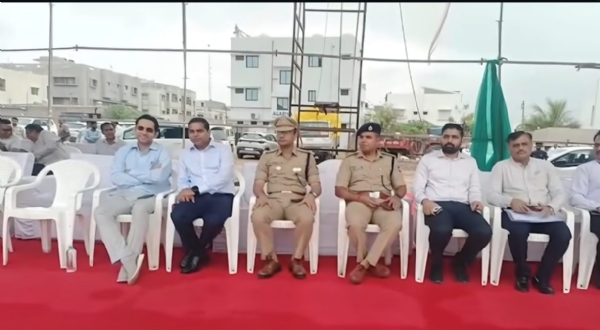 મુંદ્રામાં ૧૫ ઓગસ્ટની ઉજવણીનો ફૂલ ડ્રેસ રિહર્સલ