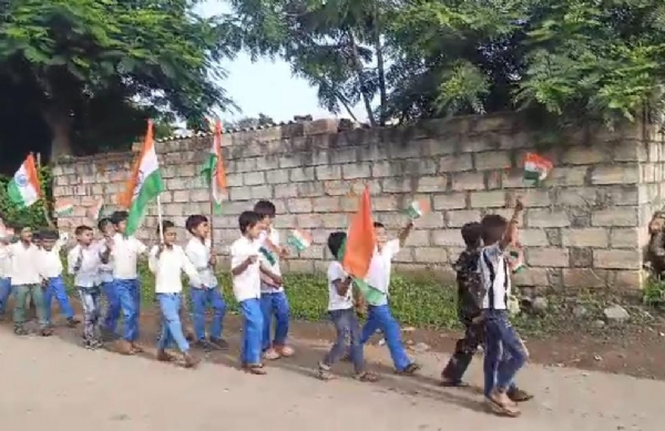 સ્વાતંત્ર દિન ની ઉજવણી કરવામાં આવી