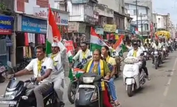 પાટણમાં AAP દ્વારા 80મા સ્વાતંત્ર્ય દિન નિમિત્તે તિરંગા બાઇક રેલીનું આયોજન કરવામાં આવ્યું.