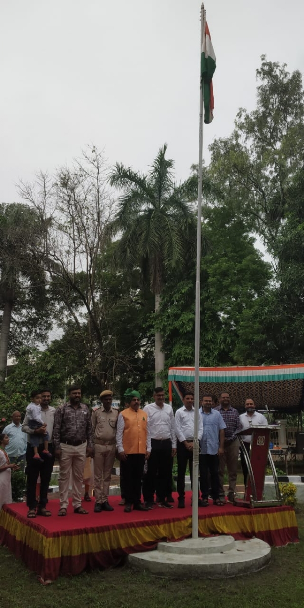 80th Independence Day celebration at Narmada District Seva Sadan