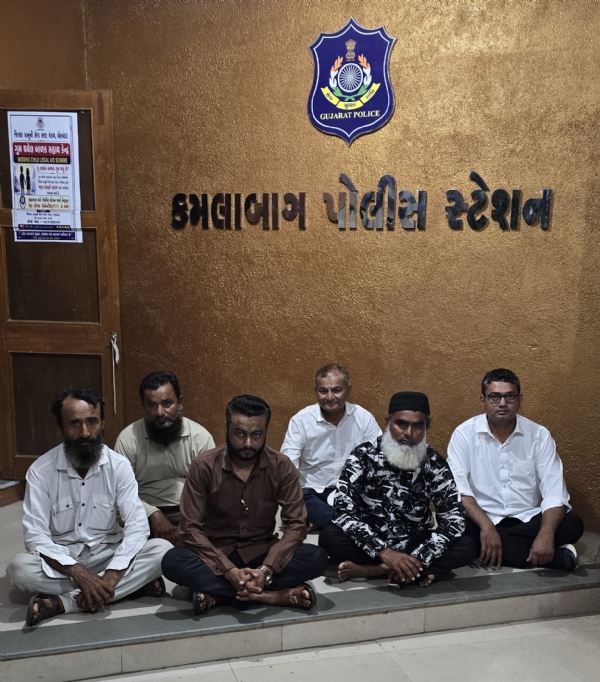 પ્રેમ પ્રકરણમાં યુવતીનું  અપહરણ કરનાર 8 શખ્સો જડપાય.
