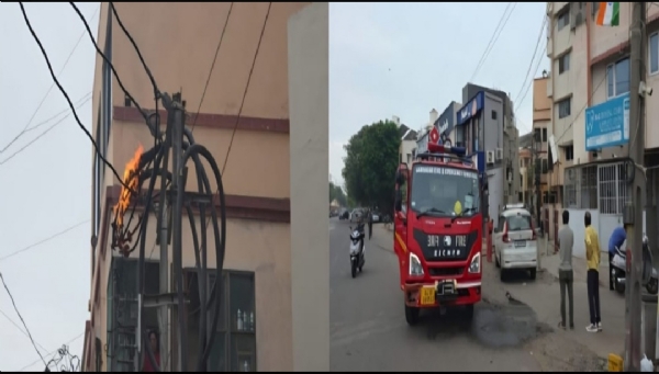 જામનગરમાં આગજની જામનગરમાં આગજની