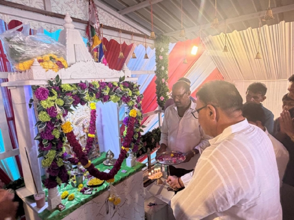 મહેસાણામાં સમસ્ત તળેટી ગ્રામજનો દ્વારા રામદેવપીર કેમ્પનું ઉદ્ઘાટન