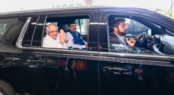 Gujarat delegation led by Chief Minister Bhupendra Patel reached San Francisco on Monday