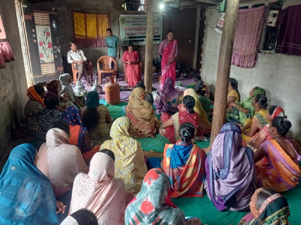 The district organized training on canning for women in Taval village of Sagbara taluka. The district organized training on canning for women in Taval village of Sagbara taluka.