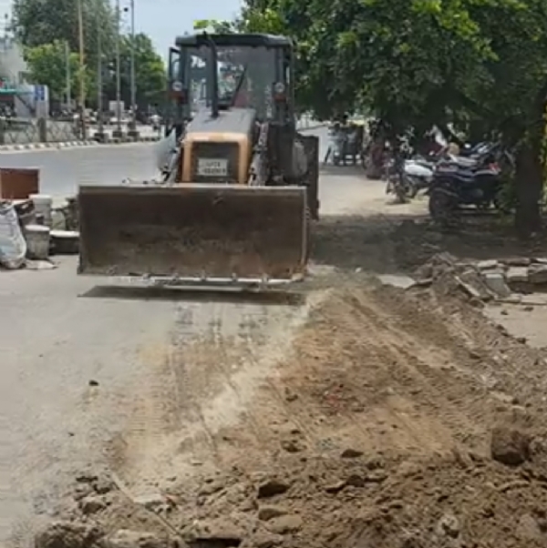 પાટણમાં દબાણો સામે પાલિકાની કાર્યવાહી