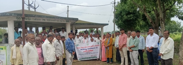 One-day training was organized for farmers of Panchpipari and Selamba clusters at Dediapada KVK