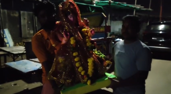 સોમનાથ વહેલી સવારે દિવસે દશામાંનું વિસર્જન કરવામાં આવ્યું સોમનાથ વહેલી સવારે દિવસે દશામાંનું વિસર્જન કરવામાં આવ્યું