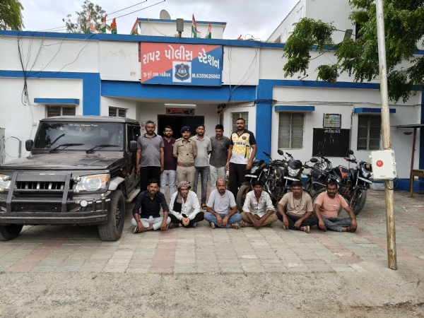 રાપર પોલીસ જુગાર કેસના આરોપીઓ