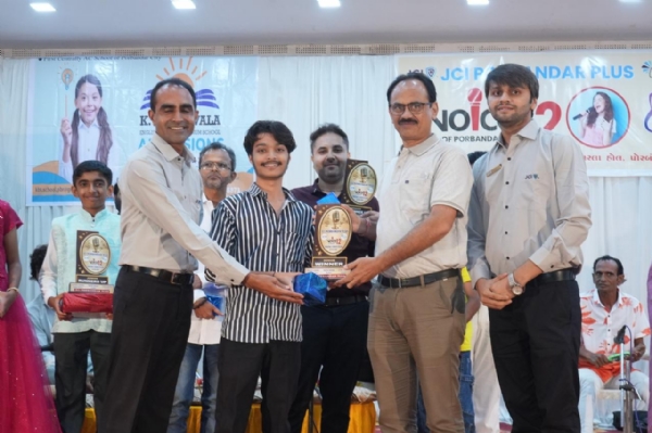 JCI પોરબંદર દ્વારા વોઇસ ઓફ પોરબંદર સંગીત સ્પર્ધા યોજાઈ. JCI પોરબંદર દ્વારા વોઇસ ઓફ પોરબંદર સંગીત સ્પર્ધા યોજાઈ.