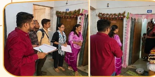 ભાવનગરમાં પ્રધાનમંત્રી આવાસ યોજનાના આવાસોમાં સરપ્રાઈઝ ચેકિંગ