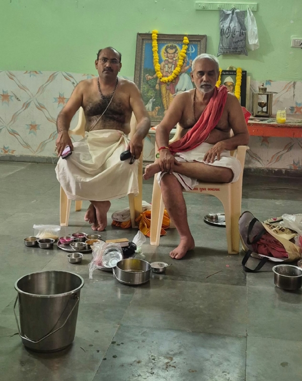 સિદ્ધપુર તપોભૂમિ ખાતે વૈદિક મંત્રોચ્ચાર સાથે નૂતન યજ્ઞોપવિત સંસ્કાર યોજાયો